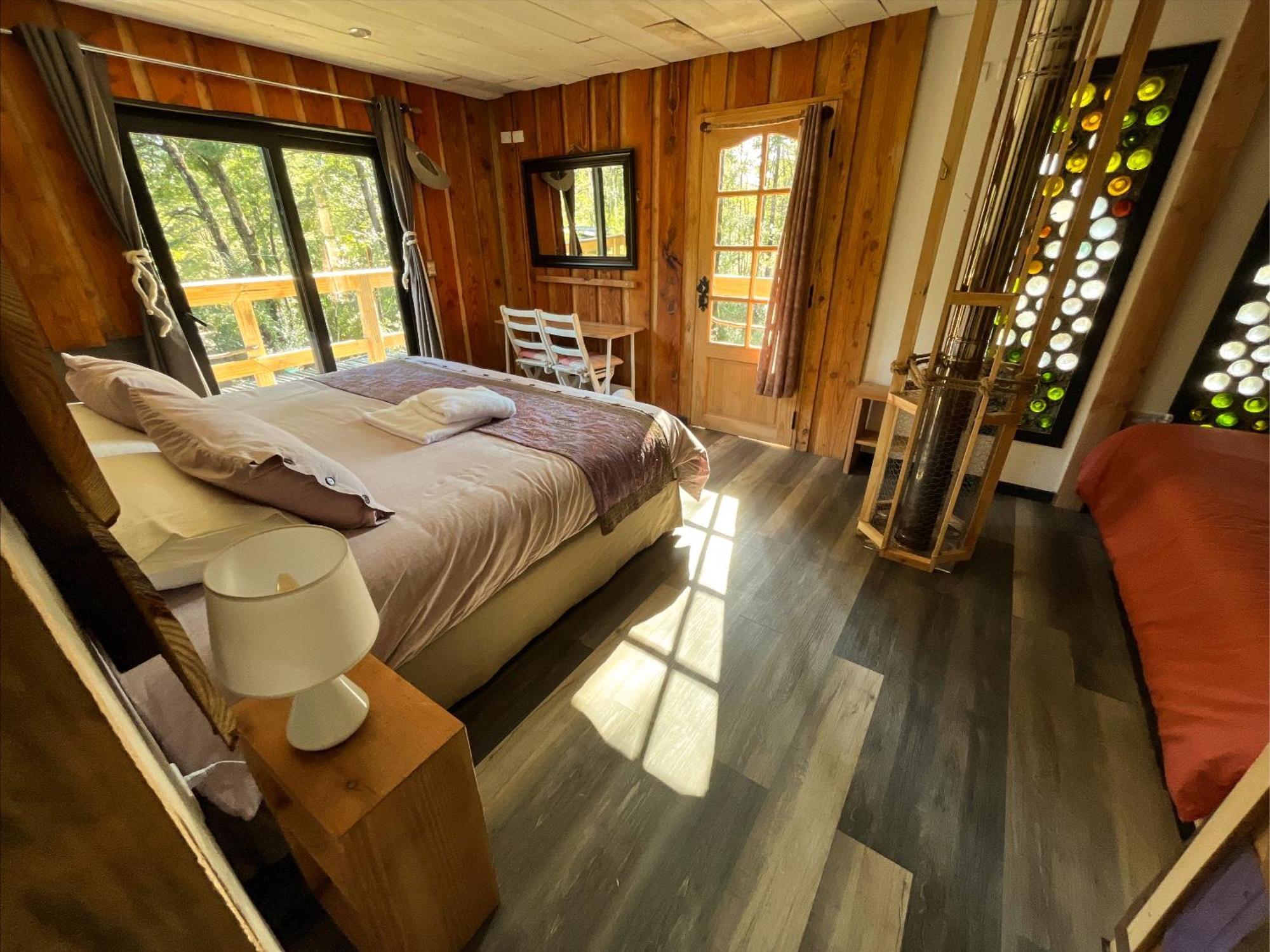 La Colmena Eco Lodge La Ensenada Bagian luar foto